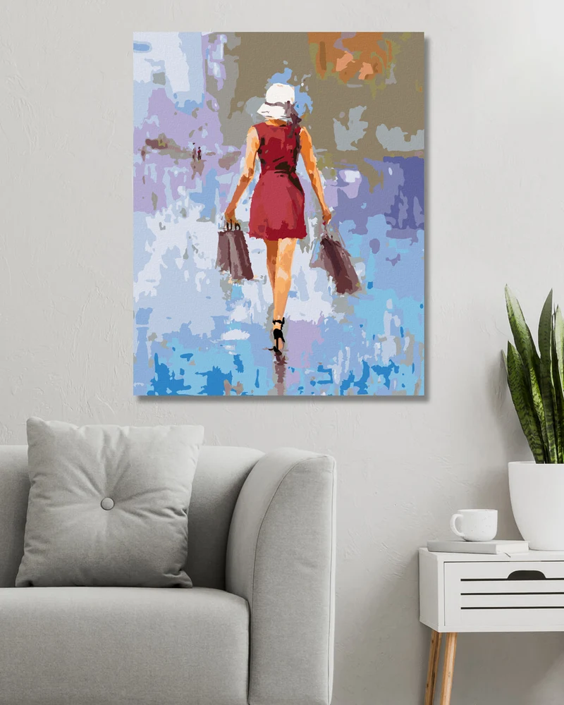 Diamond painting - FASHION FRAU