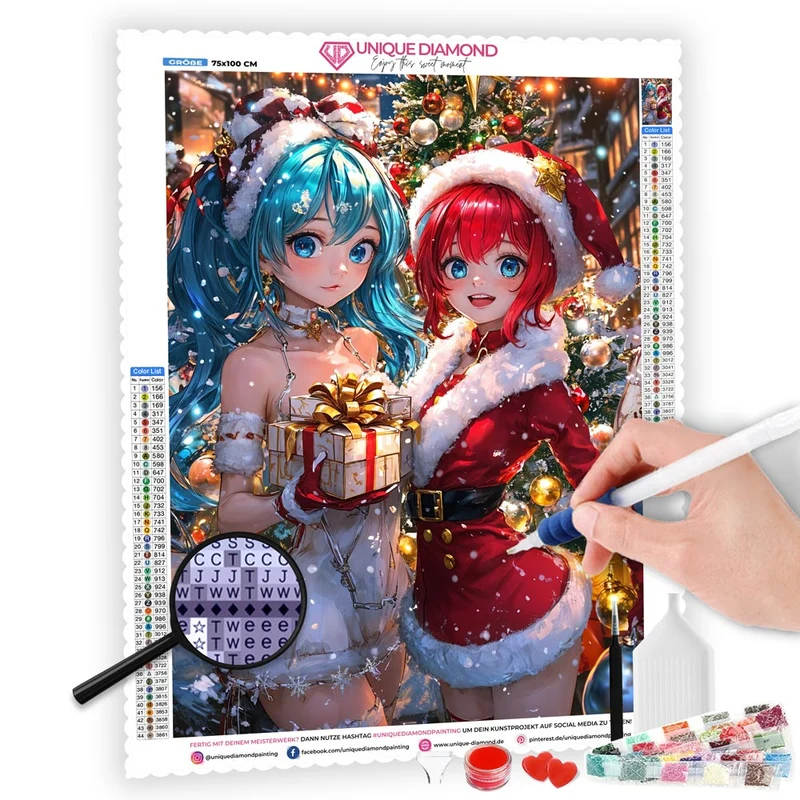5D Diamond Painting – Weihnachtliches Fest