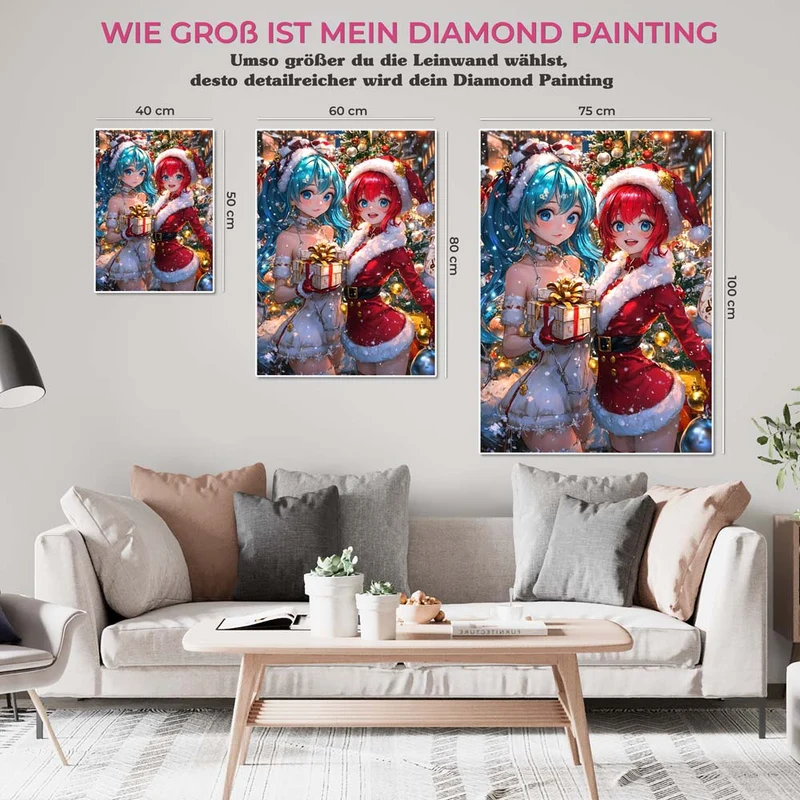 5D Diamond Painting – Weihnachtliches Fest