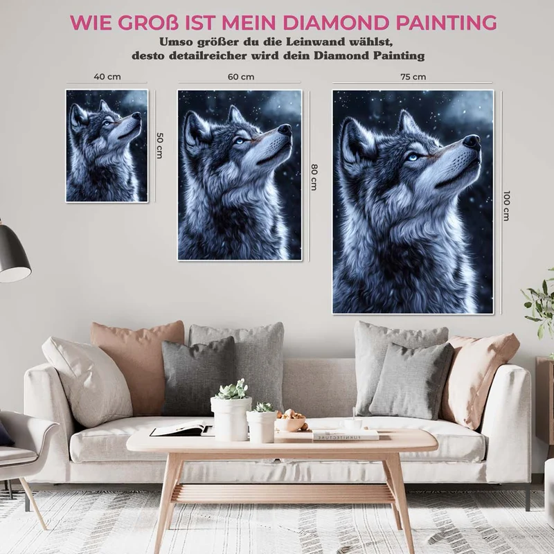 5D Diamond Painting – Blick in die Sterne
