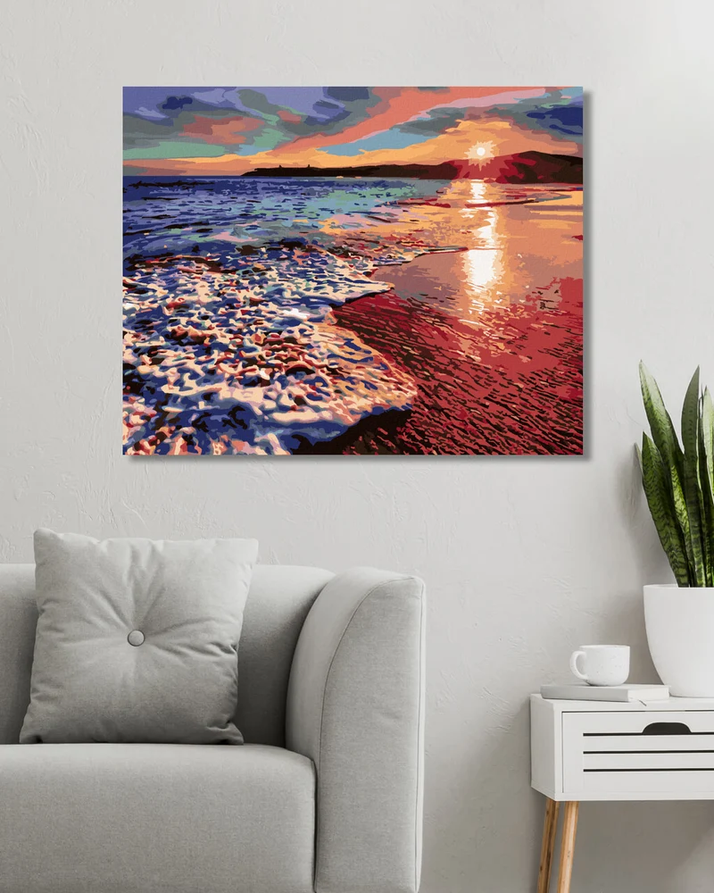 Diamond painting - SONNENUNTERGANG AM STRAND II