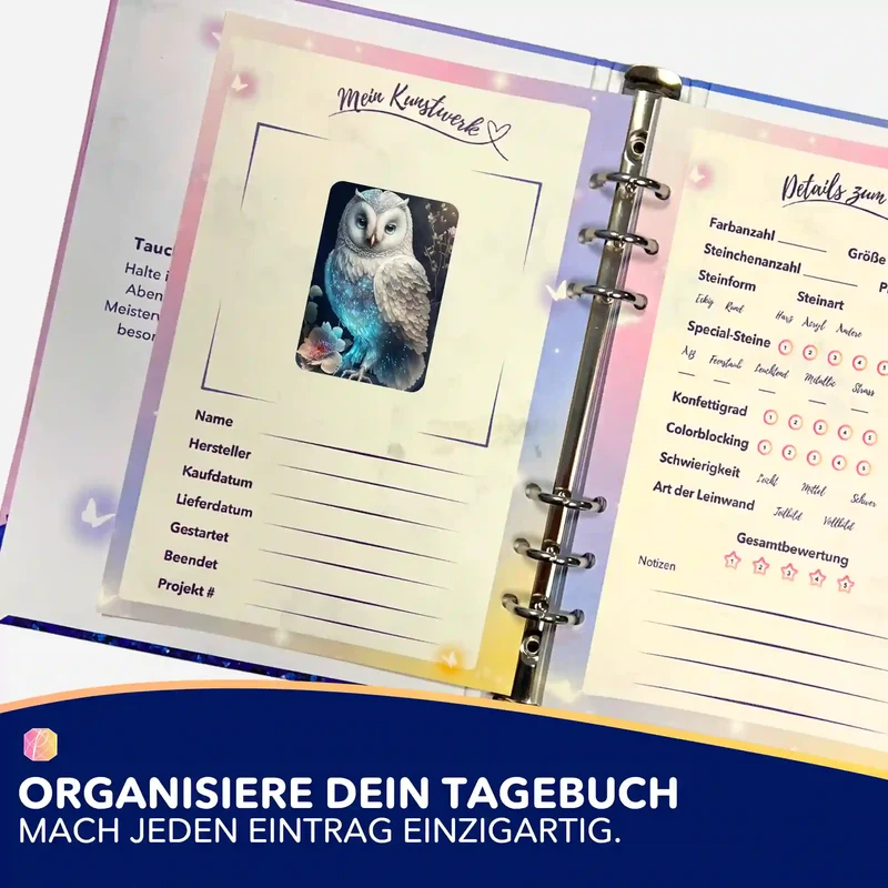 Aufkleber 5er-Set - White Owl