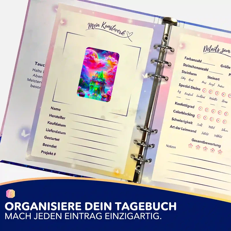 Aufkleber 5er-Set - Traumland in der Fantasie