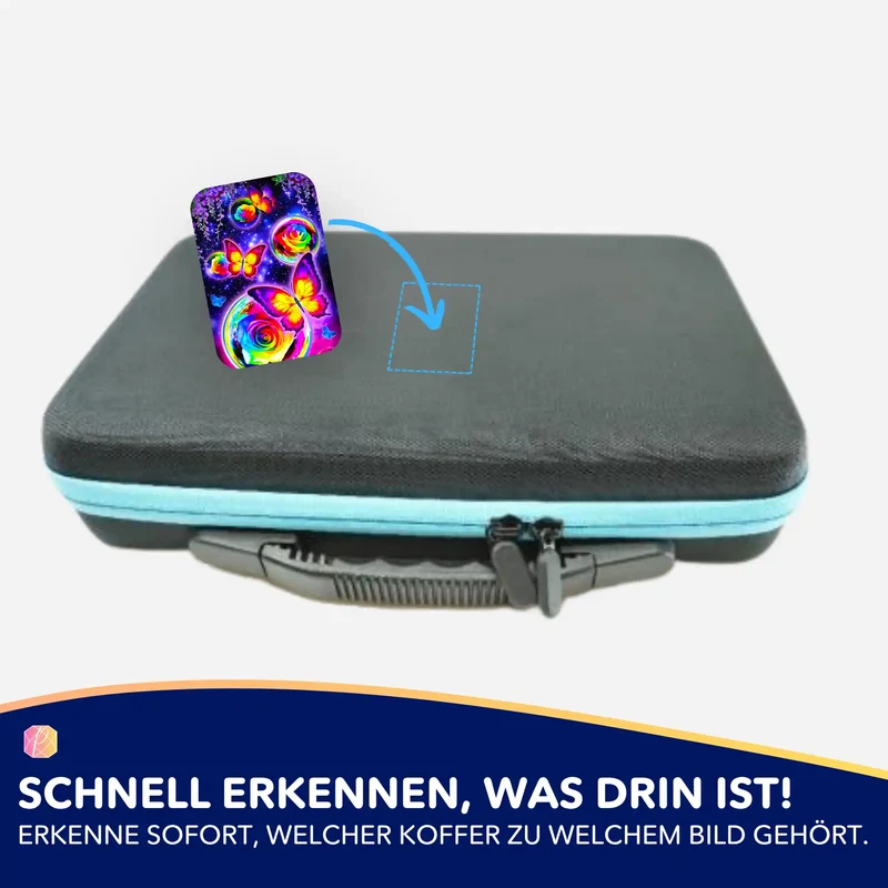 Aufkleber 5er-Set - Schmetterlingstanz im Mondschein