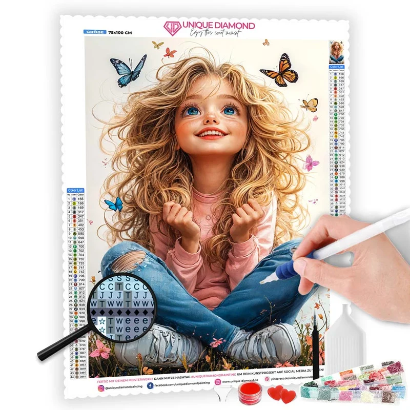 5D Diamond Painting – Sommerfreude