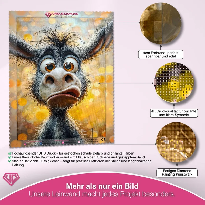 5D Diamond Painting – Verblüffter Freund