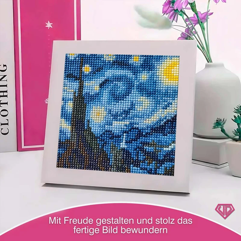 5D Diamond Painting Sternennacht von Vincent van Gogh