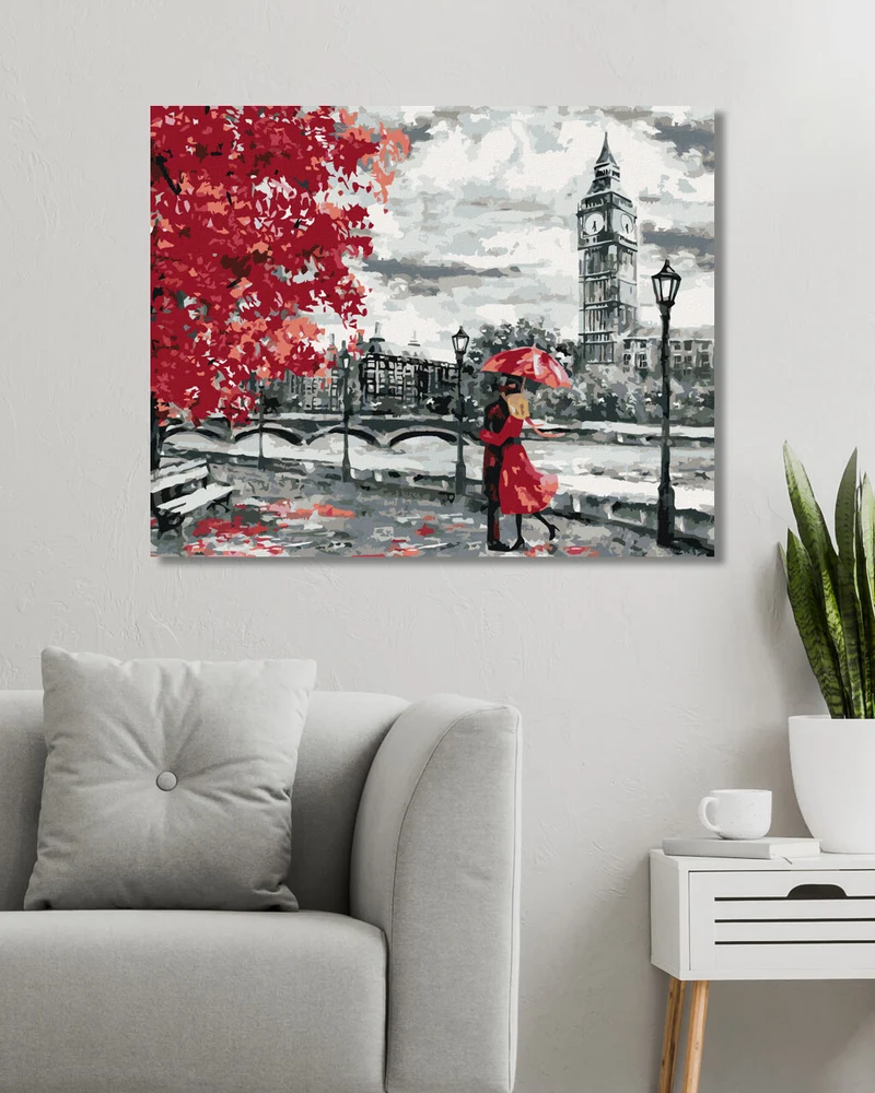 Diamond painting - LIEBESPAAR IN LONDON