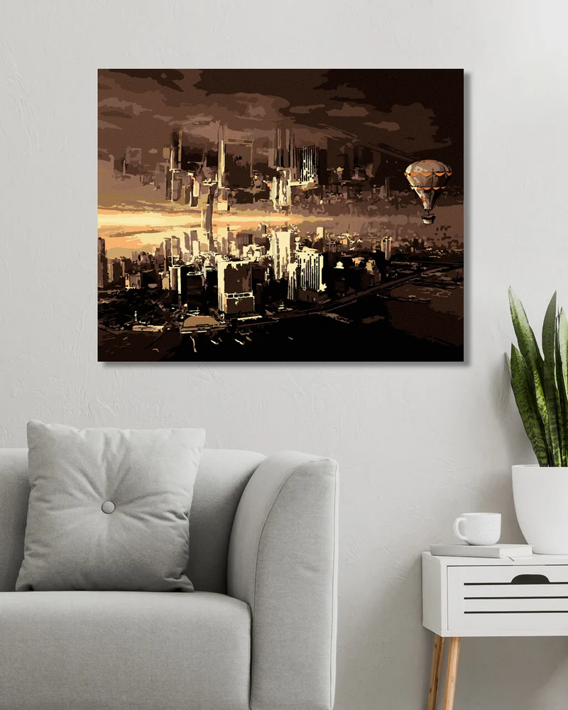 Diamond painting - STADT IM SPIEGEL
