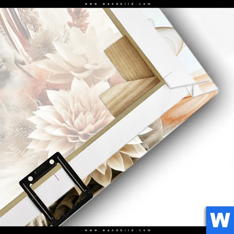 Leinwandbild | Buddha – Harmonie der Natur | Quadrat