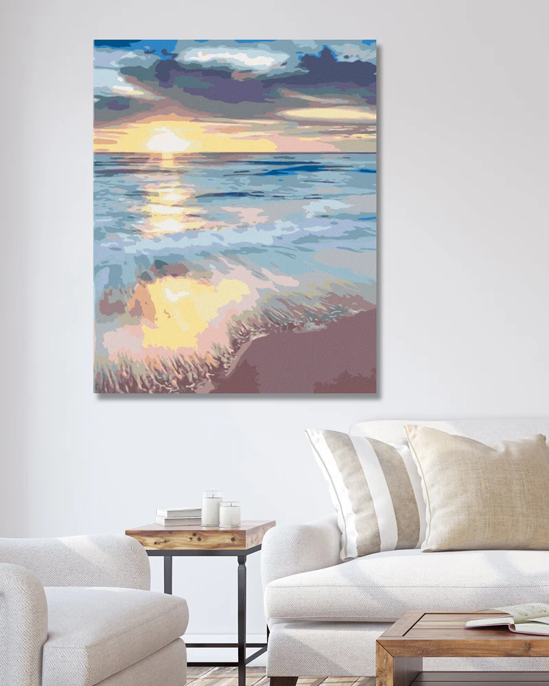 Diamond painting - SONNENUNTERGANG AM STRAND