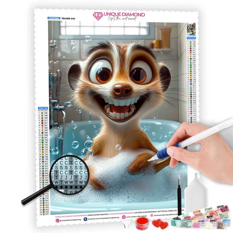 5D Diamond Painting – Lachendes Wüstenwunder