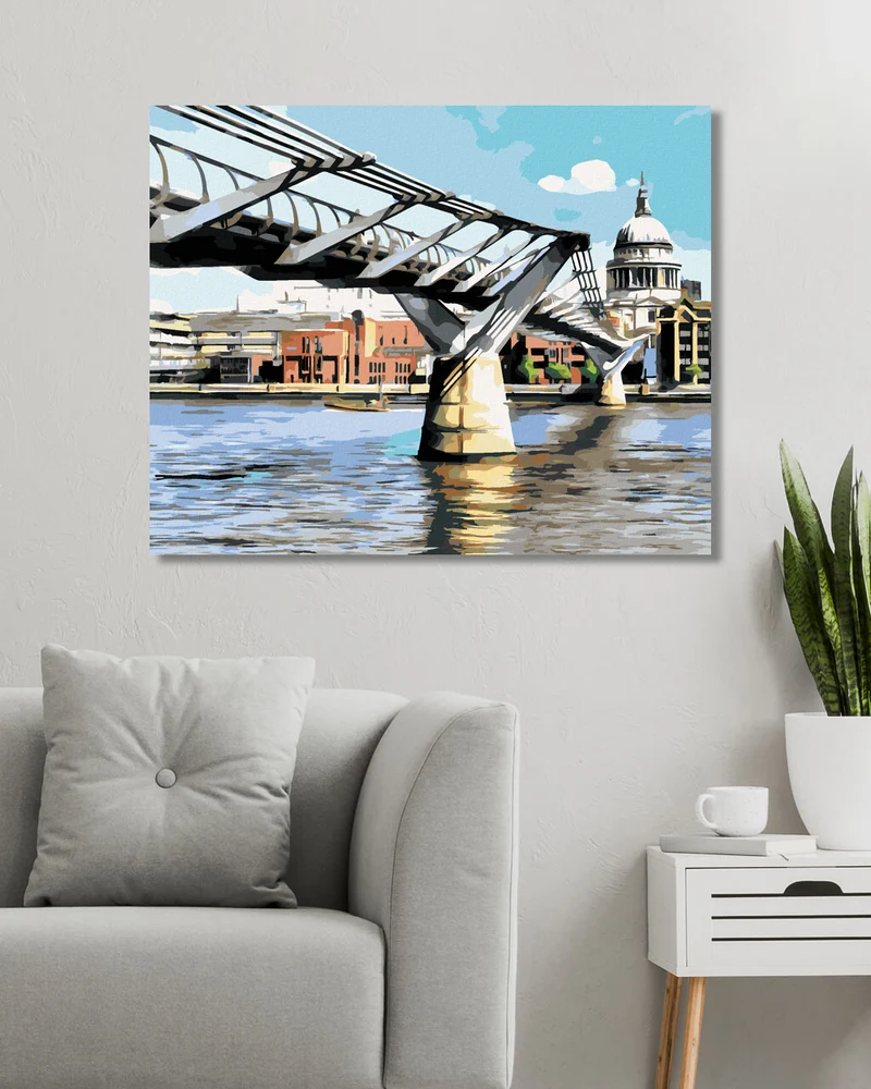 Diamond painting - MILLENNIUM-BRÜCKE IN LONDON