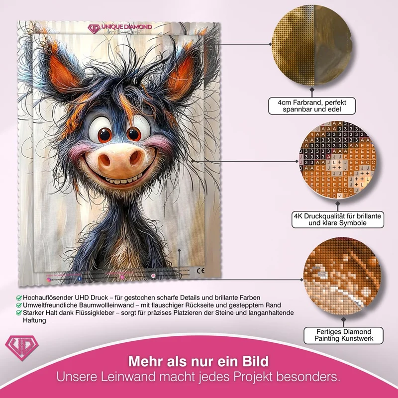 5D Diamond Painting – Lächeln der Lebensfreude