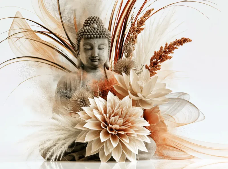 Leuchtbild Acrylglas Canvalight® DIA | Buddha – Harmonie der Natur | Querformat