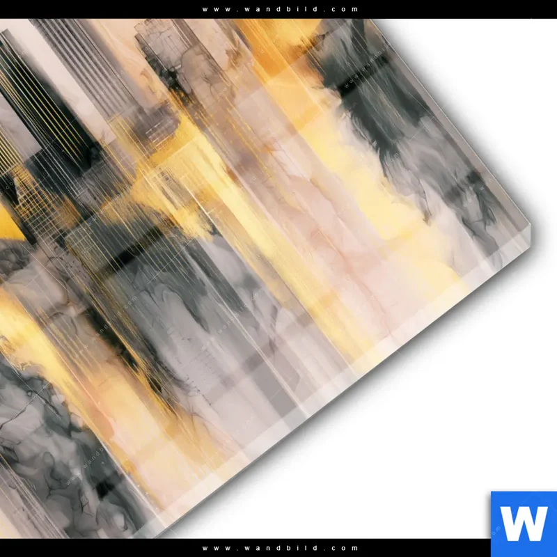 Acrylglasbild | Metropole im Morgenlicht | Quadrat