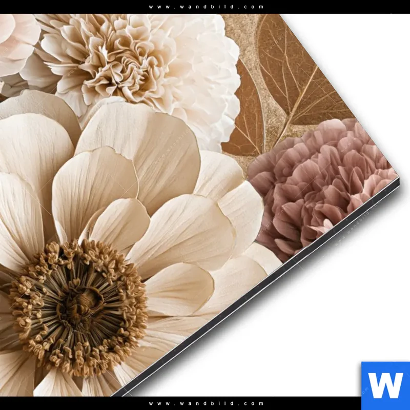 Alu-Dibond Bild | Rosé Garden | Hochformat