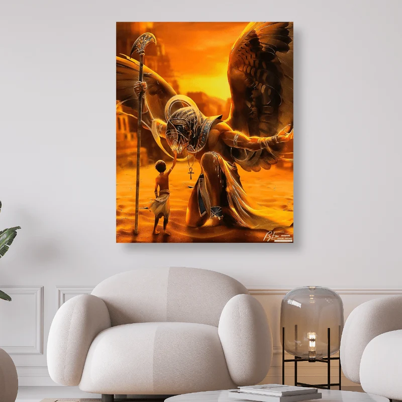 Altägyptischer Krieger - 5D DIY Diamond Painting
