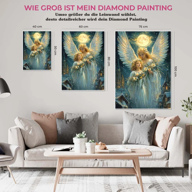 5D Diamond Painting – Engel des Lichts