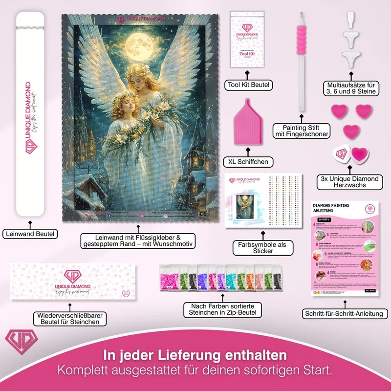 5D Diamond Painting – Engel des Lichts