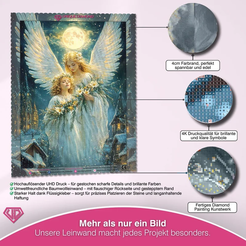 5D Diamond Painting – Engel des Lichts