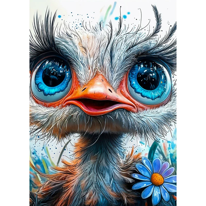 5D Diamond Painting – Fröhlicher Strauß