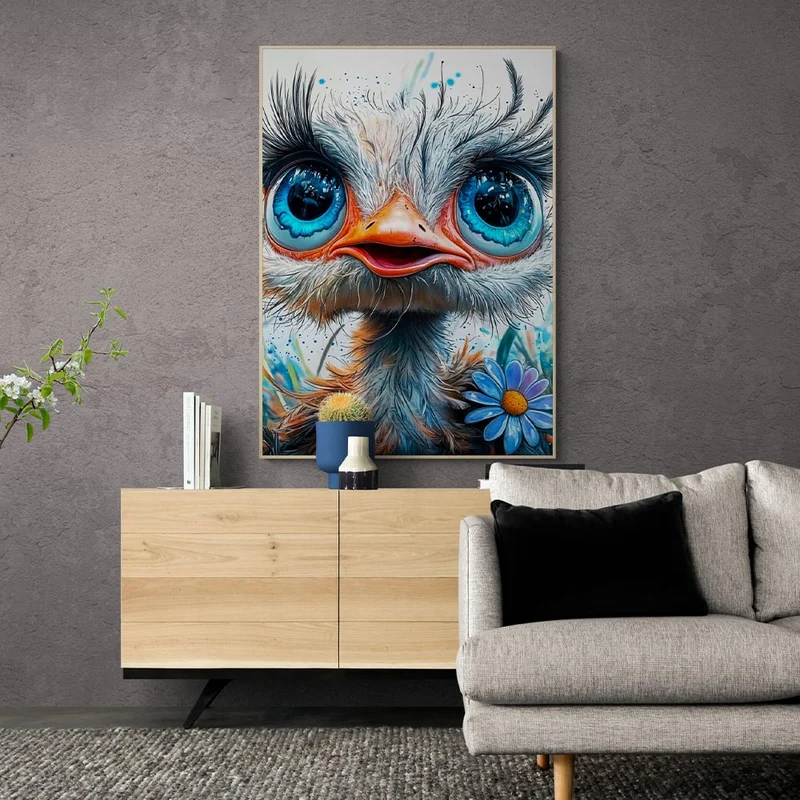 5D Diamond Painting – Fröhlicher Strauß