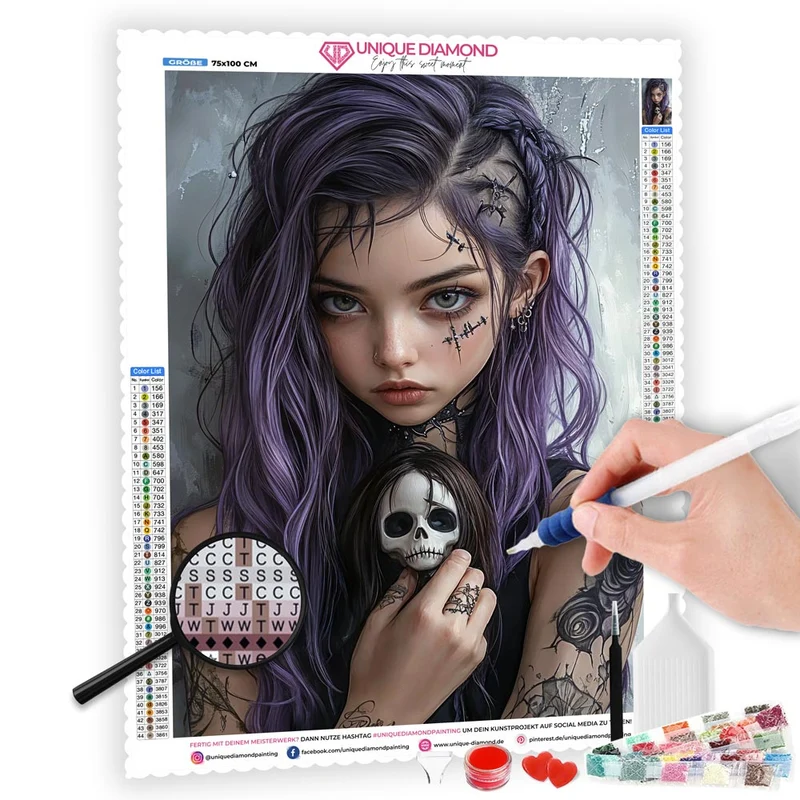 5D Diamond Painting – Mystische Schönheit