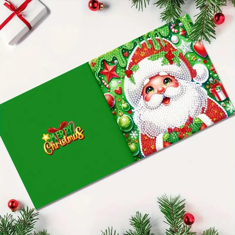 5D Diamond Painting Grußkarten – Weihnachtsfreunde