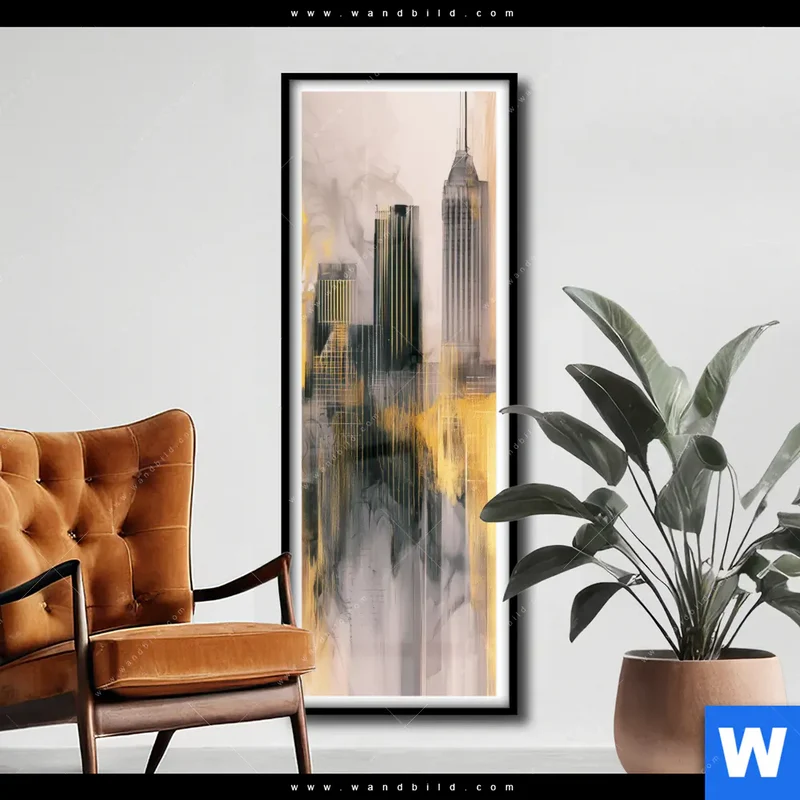 Poster | Metropole im Morgenlicht | Schmal