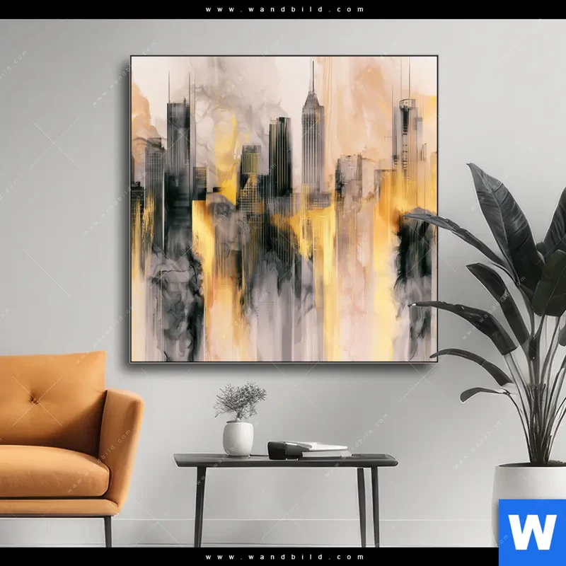 Wechselmotiv | Metropole im Morgenlicht | Quadrat