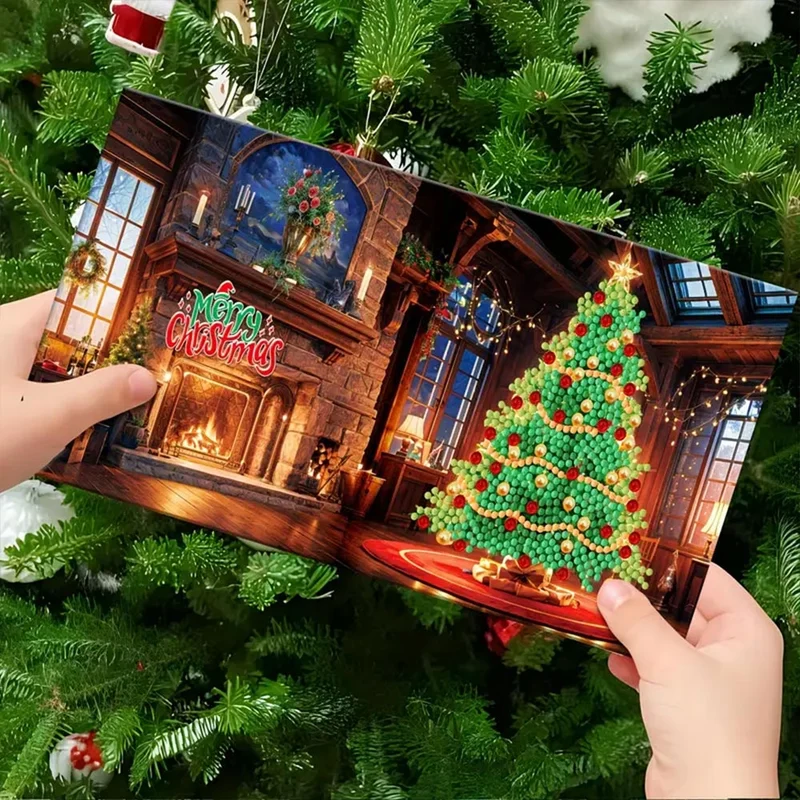 5D Diamond Painting Grußkarten – Festliche Weihnachtsedition
