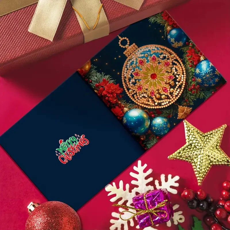 5D Diamond Painting Grußkarten – Festliche Weihnachtsedition