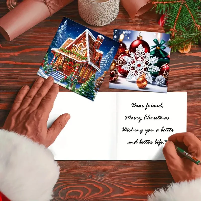 5D Diamond Painting Grußkarten – Festliche Weihnachtsedition