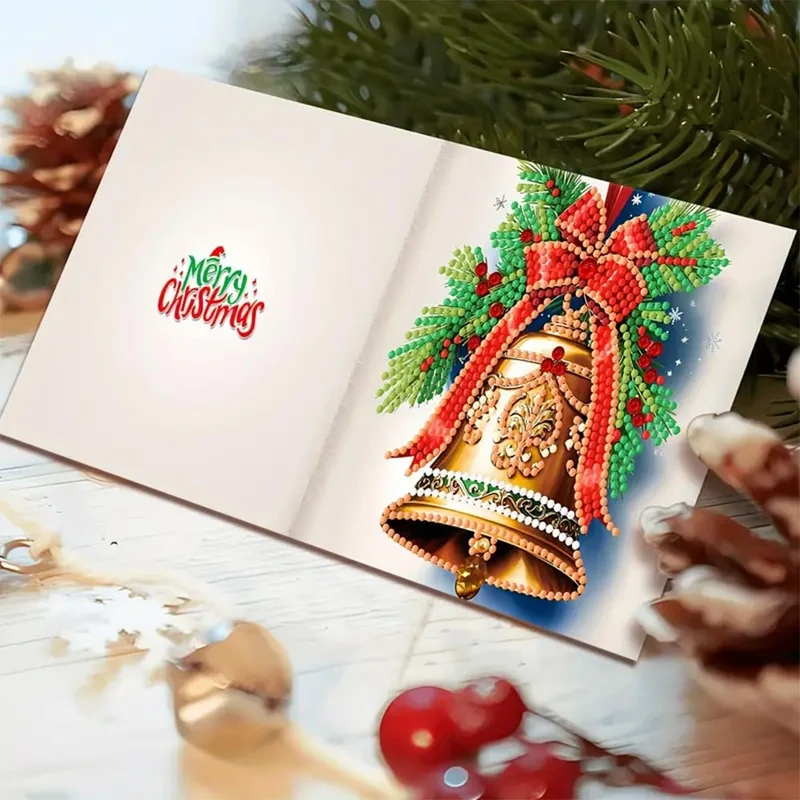 5D Diamond Painting Grußkarten – Festliche Weihnachtsedition