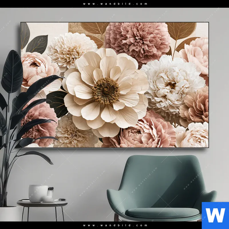 Wechselmotiv | Rosé Garden | Querformat
