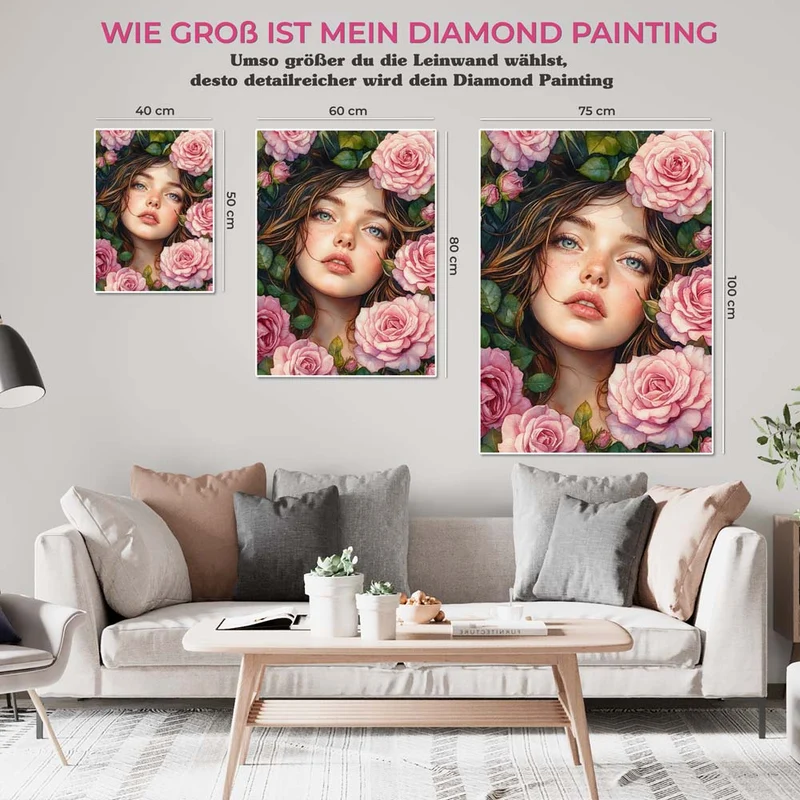 5D Diamond Painting – Rosenkönigin Marielle