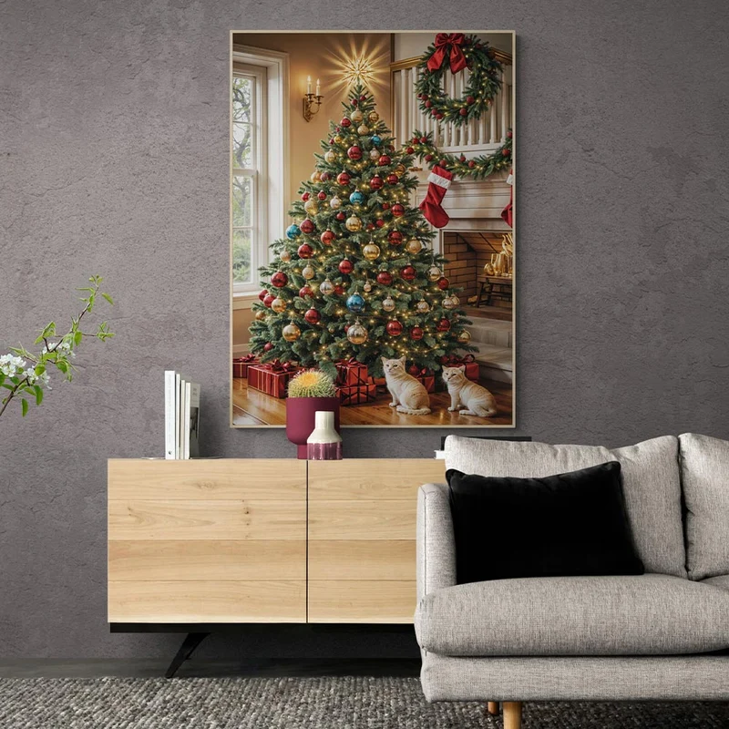 5D Diamond Painting – Festliche Weihnachtsstimmung