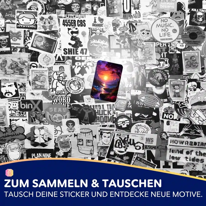Aufkleber 5er-Set - Melodie des Lichts "Limited Edition"