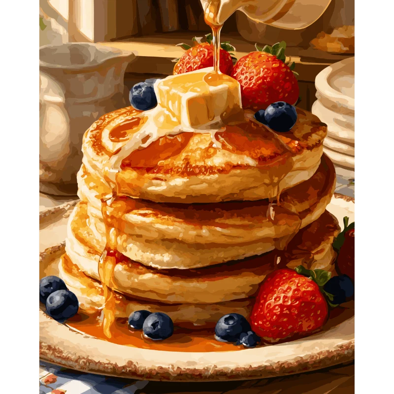 Pfannkuchen zum Frühstück