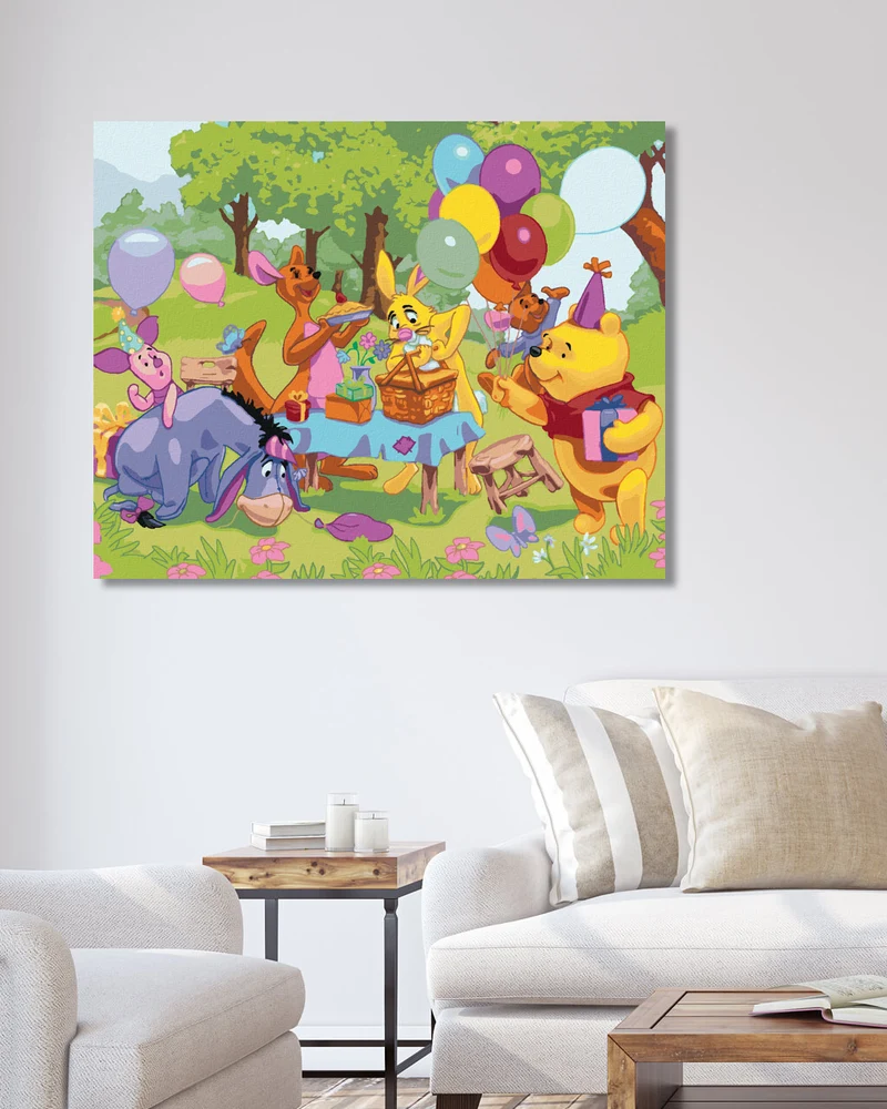 Diamond painting - WINNIE PUUH FEIERT GEBURTSTAG