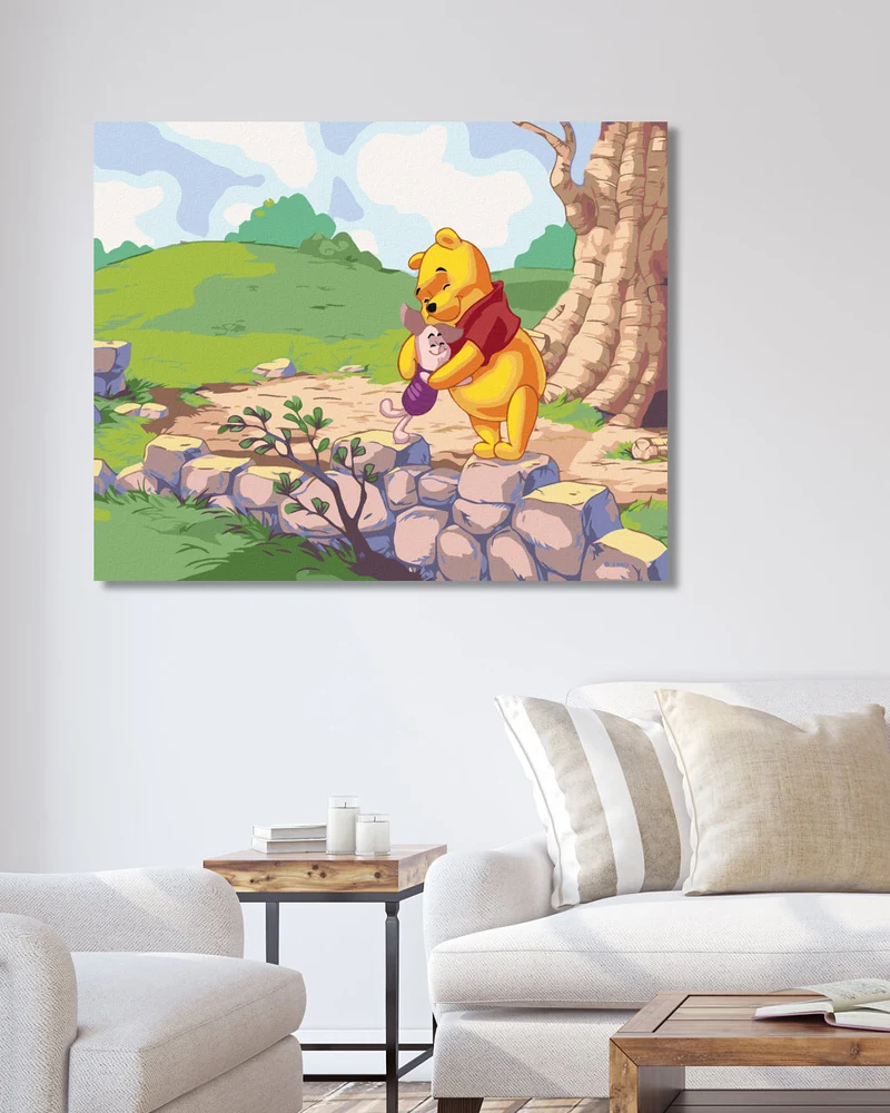Diamond painting - WINNIE PUUH UND SCHWEINCHEN