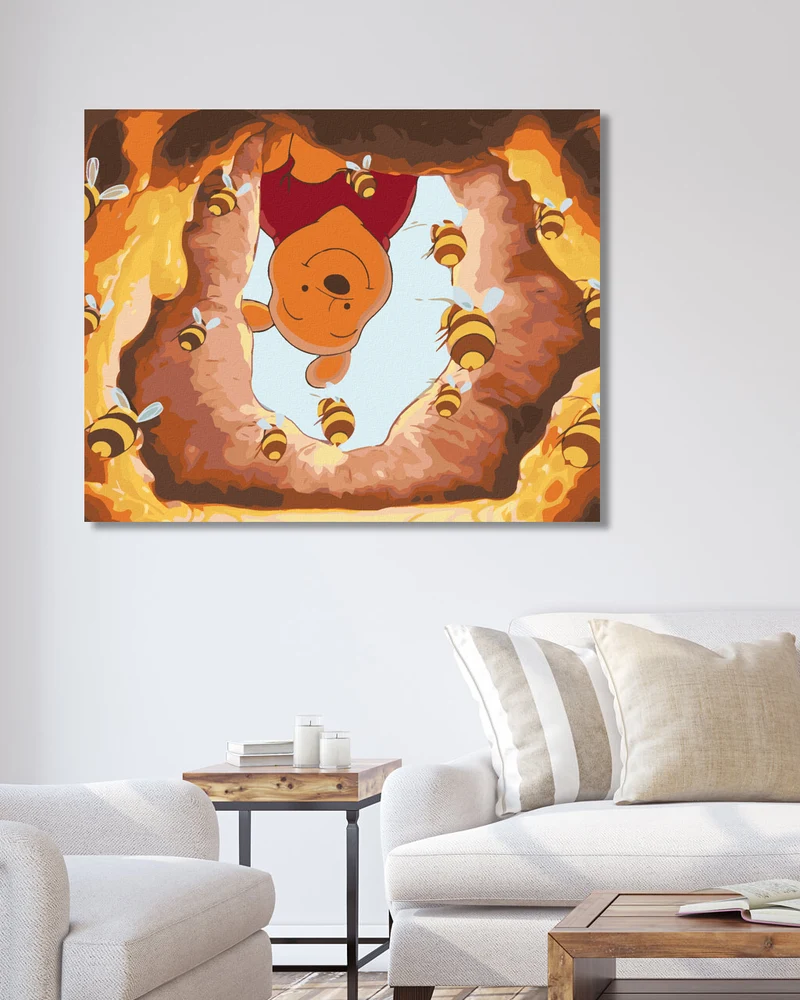 Diamond painting - WINNIE PUUH UND HONIG