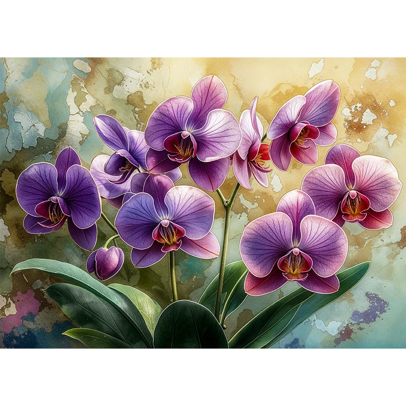 5D Diamond Painting – Orchideenpracht