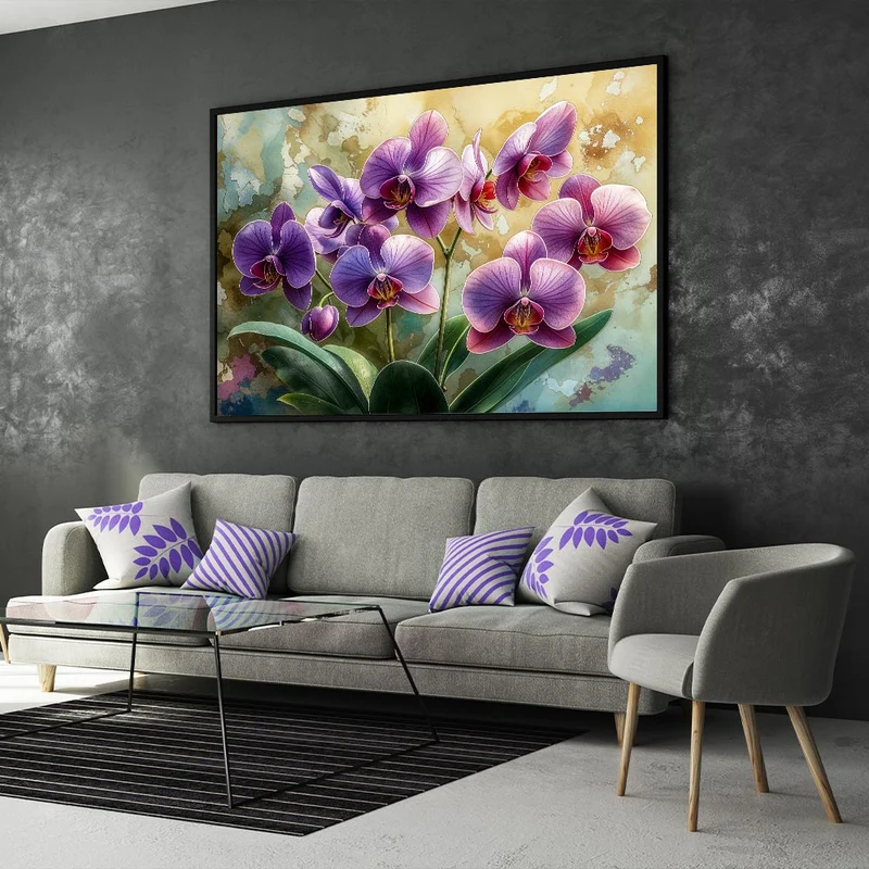 5D Diamond Painting – Orchideenpracht