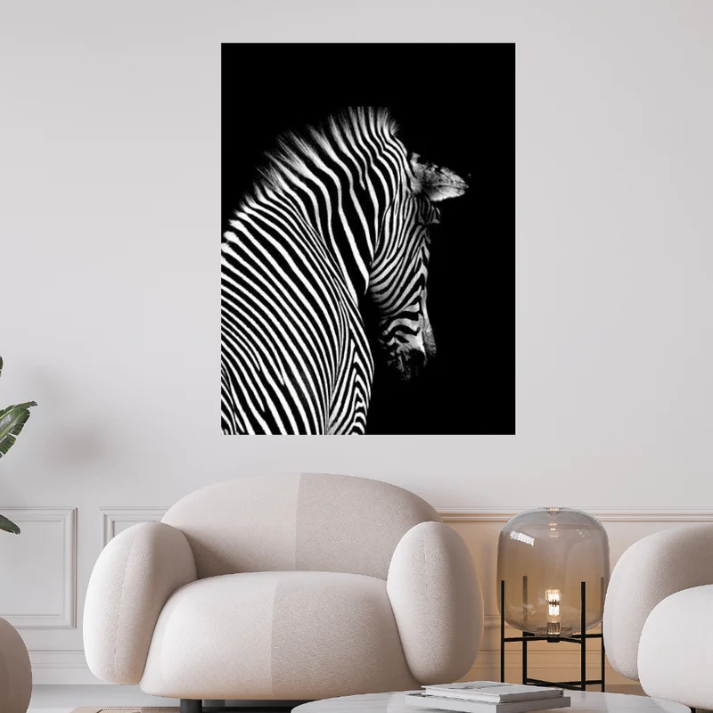 Zebra schwarz weiss - 5D DIY Diamond Painting