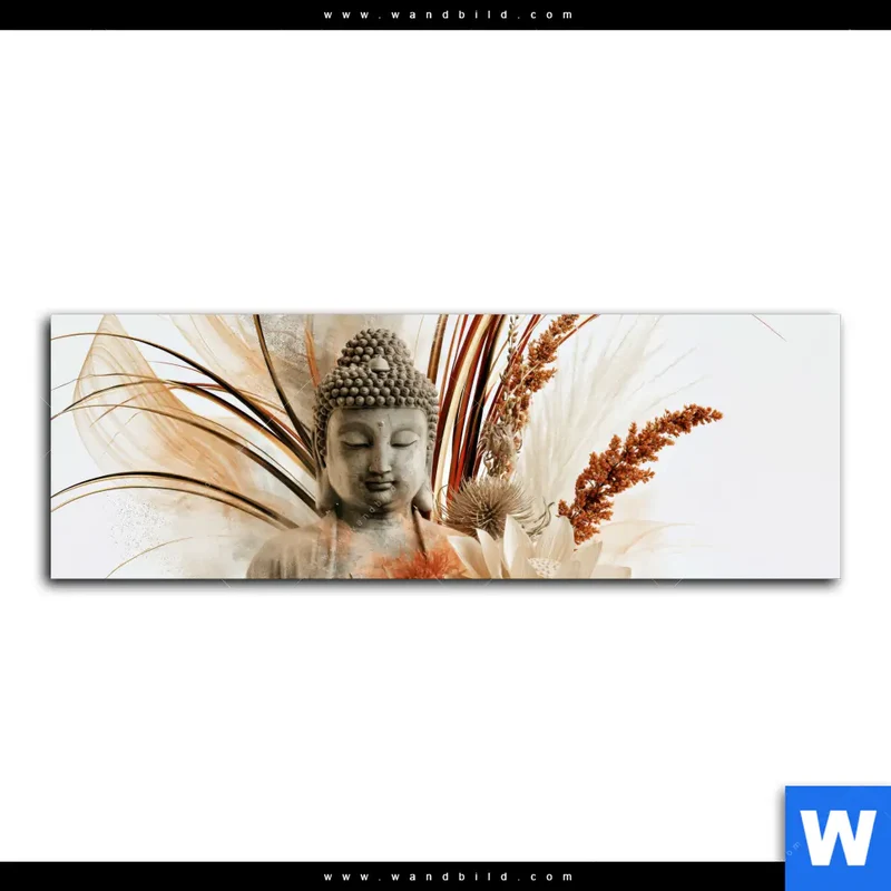 Leinwandbild | Buddha – Harmonie der Natur | Panorama