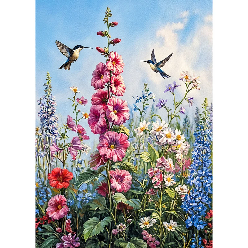 5D Diamond Painting – Der Tanz der Kolibris