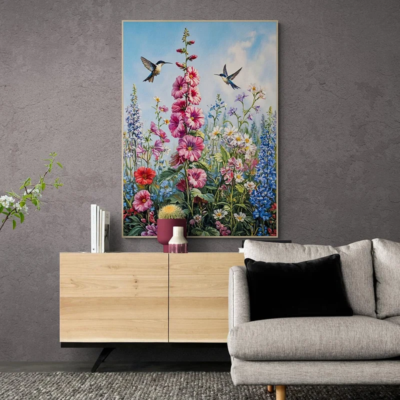 5D Diamond Painting – Der Tanz der Kolibris