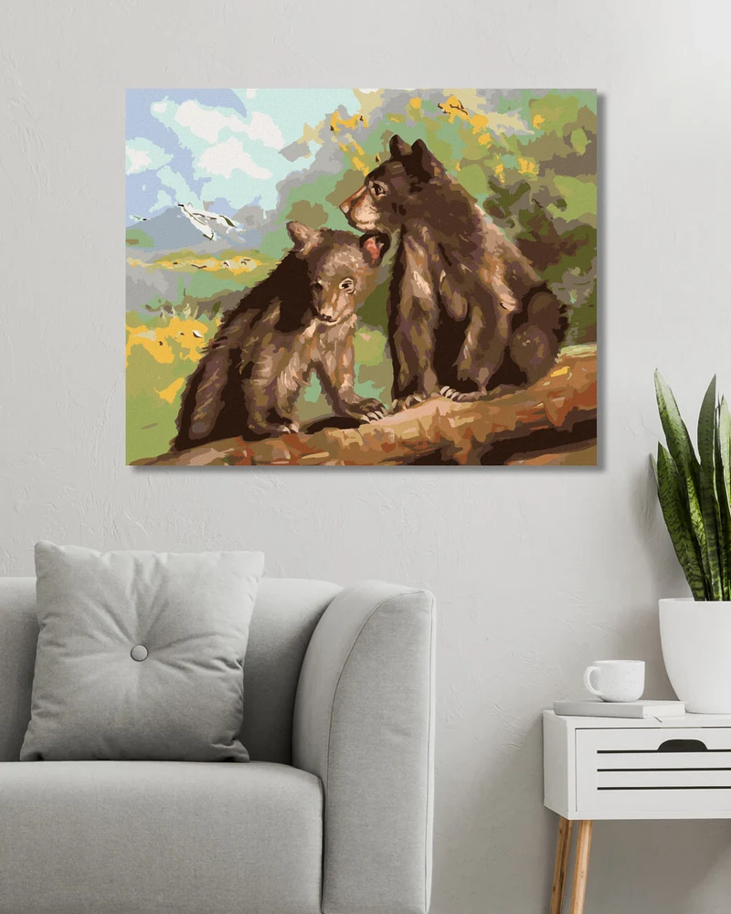 Diamond painting - BÄRENJUNGEN (D. RUSTY RUST)